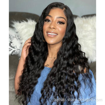 Wholesale Brazilian Hair HD Lace Front Wig,Virgin Cuticle Aligned Human Hair Full Lace Wig,13x6 Lace Frontal Wig For Black Women